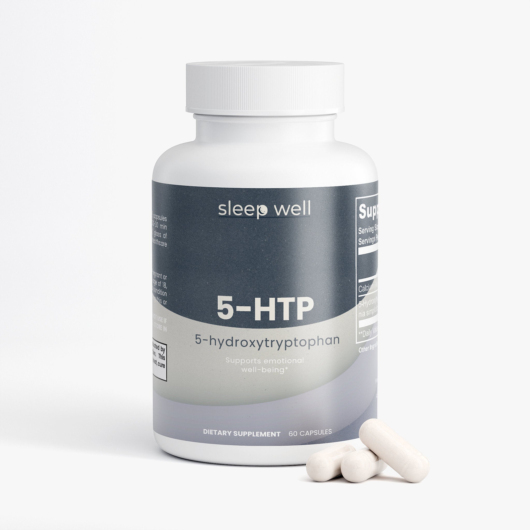 Sleep Well™ Mood – 5-HTP Capsules for Serotonin & Emotional Balance