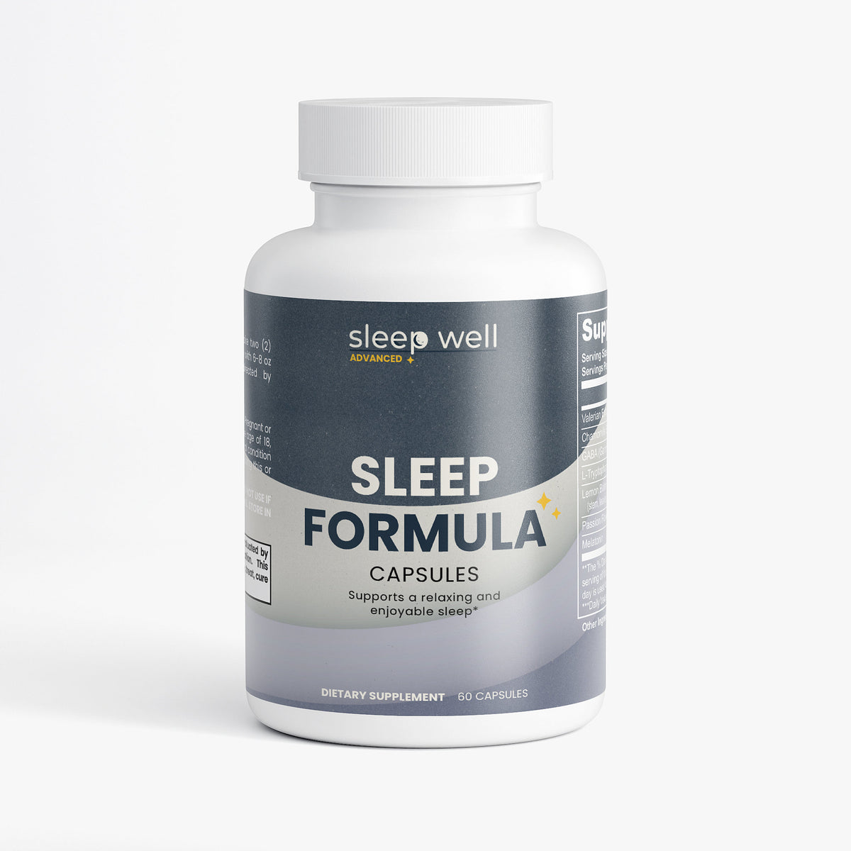 Sleep Well™ Restore – Advanced Sleep Capsules with GABA, Valerian & Melatonin