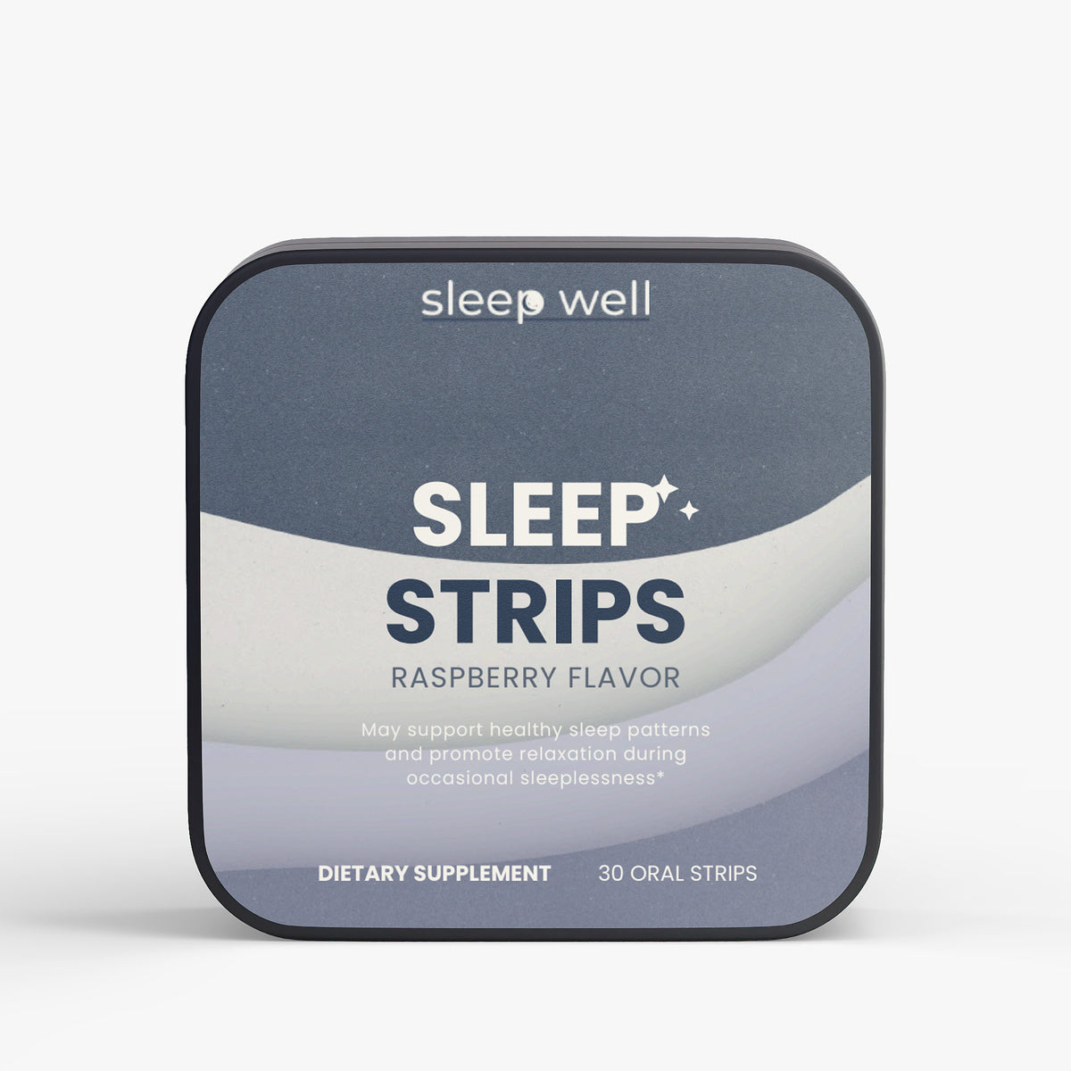 Sleep Well™ Oral Sleep Strips – Fast-Dissolving Melatonin + Herbal Sleep Aid