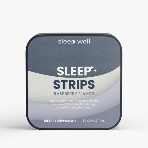 Sleep Well™ Oral Sleep Strips – Fast-Dissolving Melatonin + Herbal Sleep Aid